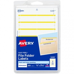 Avery Permanent File Folder Labels (05209)