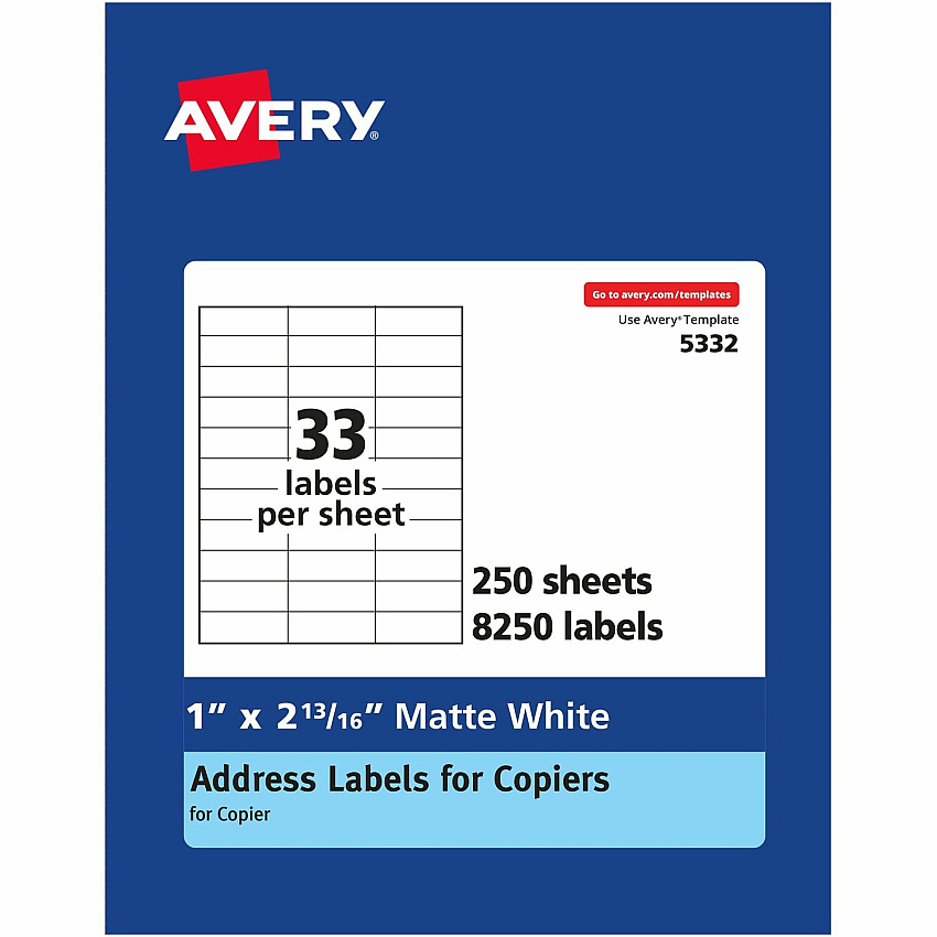 Avery Copier Address Labels (AVE5332)