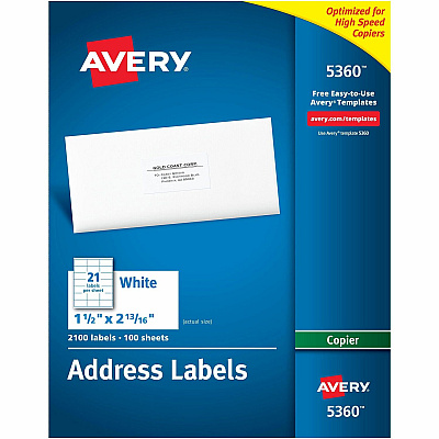 Avery Copier Address Labels (AVE5360)