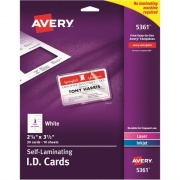 Avery Laminated I.D. Cards (5361)