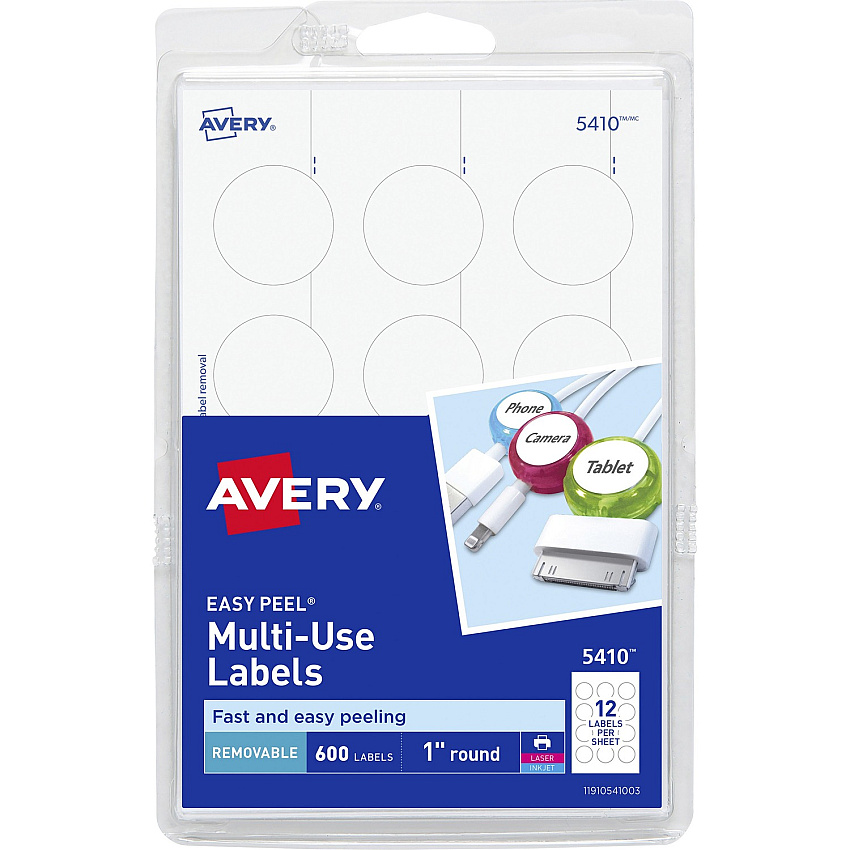 Avery Removable ID Labels (AVE05410)