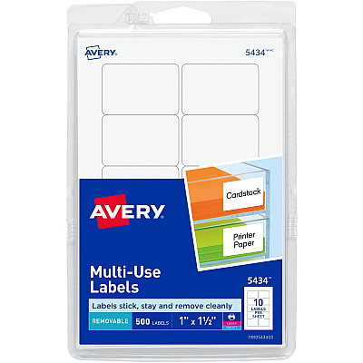 Avery Removable ID Labels (AVE05434)