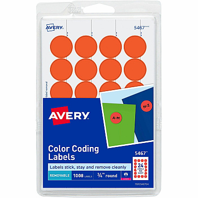 Avery Color-Coding Labels (AVE05467)