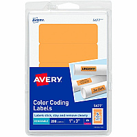 Avery Rectangular Color-Coding Labels (AVE05477)