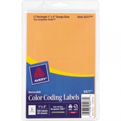 Avery Rectangular Color-Coding Labels (05477)