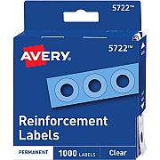 Avery Hole Reinforcement Label Rings (AVE05722)