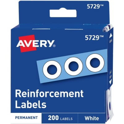 Avery White Self-Adhesive Reinforcement Labels (05729)