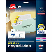 Avery Send & Reply Piggyback Labels (AVE5735)