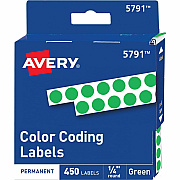 Avery 1/4" Color-Coding Labels (AVE05791)