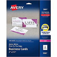 Avery Sure Feed Business Cards (AVE5881)