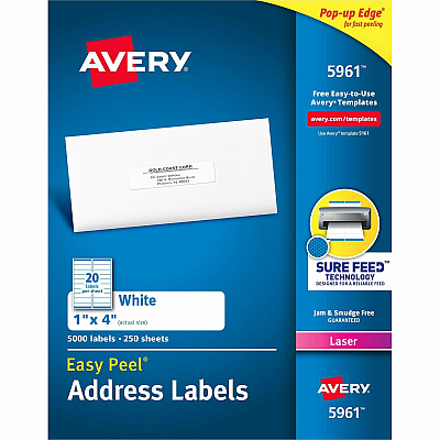 Avery Easy Peel Address Labels (AVE5961)
