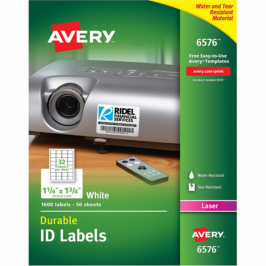 Avery TrueBlock ID Label (AVE6576)