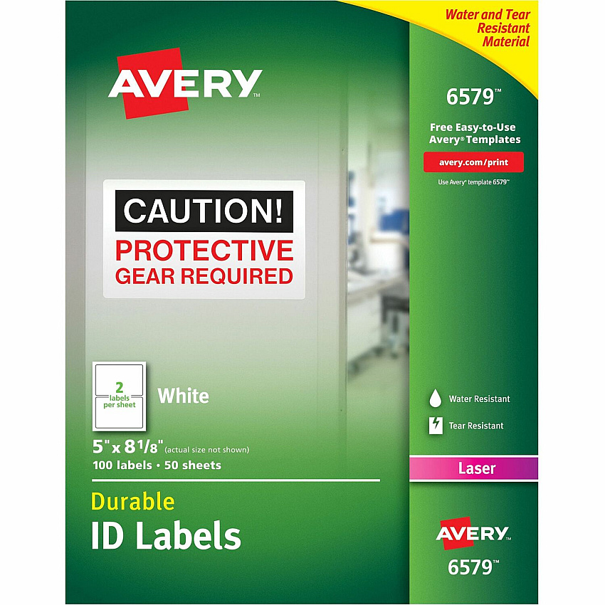 Avery TrueBlock ID Label (AVE6579)