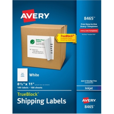 Avery TrueBlock Shipping Label (8465)