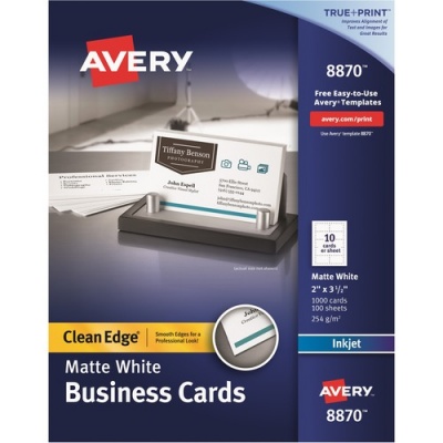 Avery Clean Edge Business Cards (8870)