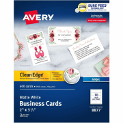 Avery Clean Edge Business Cards (8877)