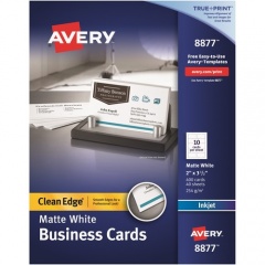 Avery Clean Edge Business Cards (8877)