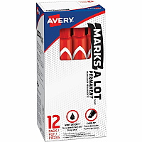 Avery Large Desk-Style Permanent Markers (AVE08887)