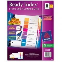 Avery Ready Index Custom TOC Binder Dividers (11186)
