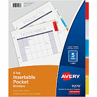 Avery Pocket Insertable Dividers (AVE11270)