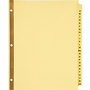 Avery Laminated Dividers - Gold Reinforced (AVE11306)