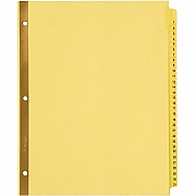 Avery Laminated Dividers - Gold Reinforced (AVE11308)