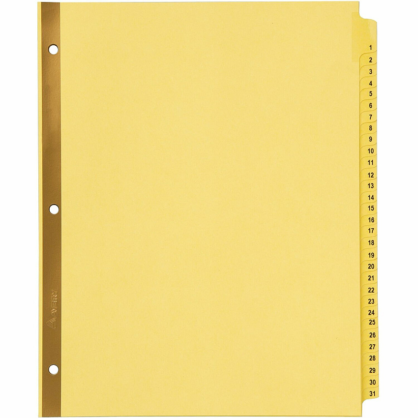 Avery Laminated Dividers - Gold Reinforced (AVE11308)