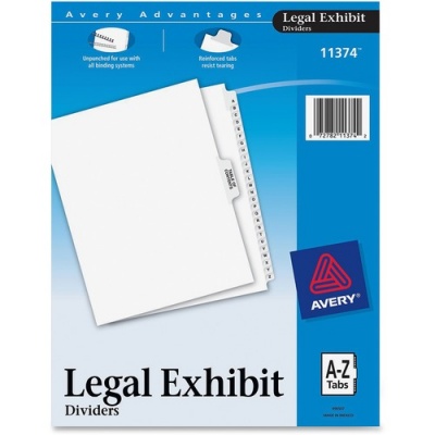 Avery Premium Collated Legal Exhibit Dividers with Table of Contents Tab - Avery Style (11374)