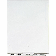 Avery Premium Collated Legal Exhibit Dividers with Table of Contents Tab - Avery Style (AVE11376)