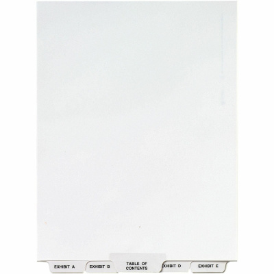 Avery Premium Collated Legal Exhibit Dividers with Table of Contents Tab - Avery Style (11376)