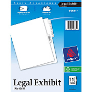 Avery Premium Collated Legal Exhibit Dividers with Table of Contents Tab - Avery Style (AVE11381)