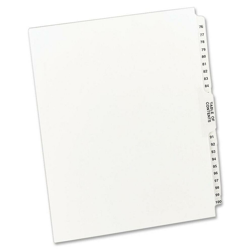 Avery Premium Collated Legal Exhibit Dividers with Table of Contents Tab - Avery Style (AVE11397)