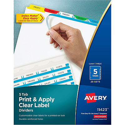 Avery Index Maker Index Divider (AVE11423)
