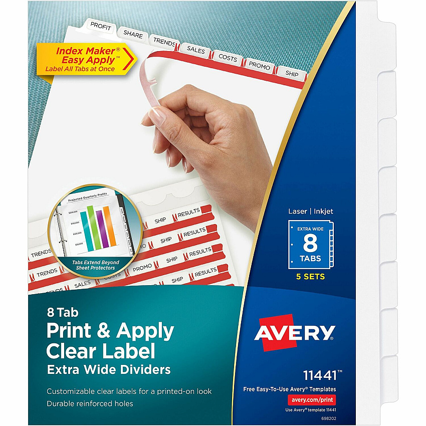 Avery Index Maker Index Divider (AVE11441)