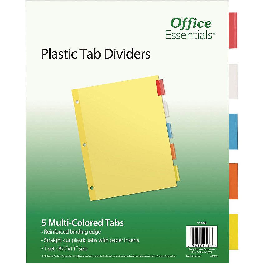 Avery Office Essentials Insertable Dividers (AVE11465)