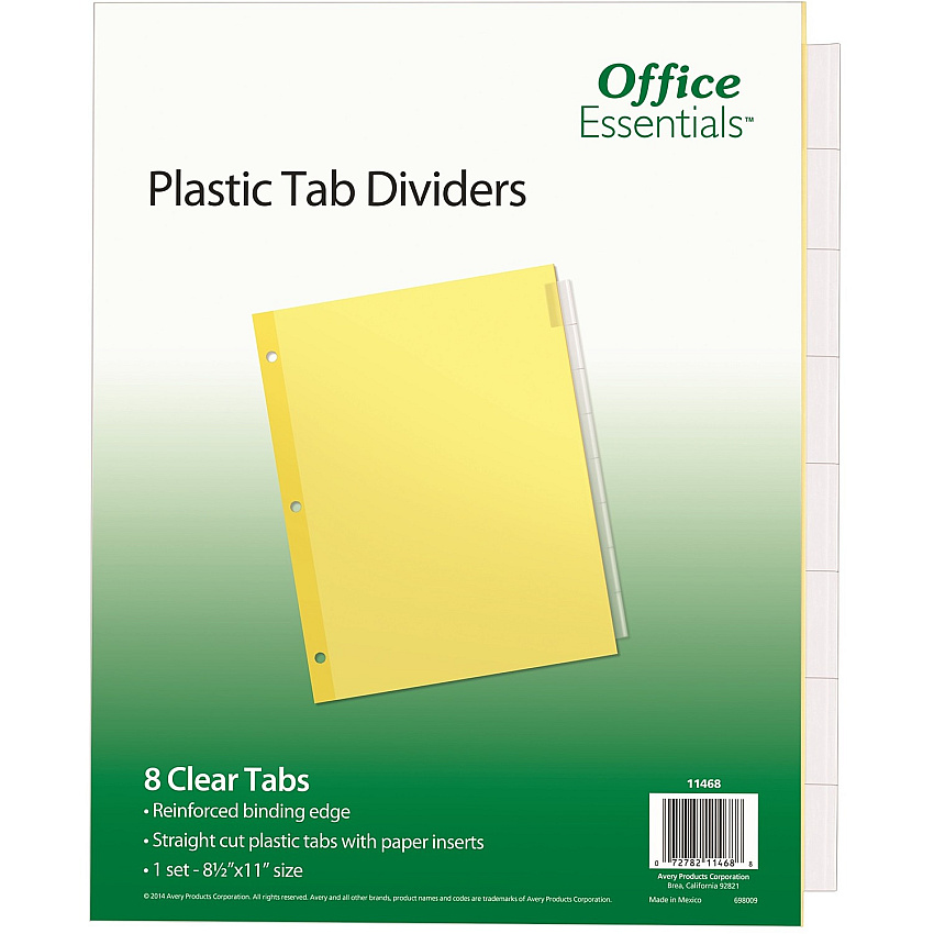 Avery Office Essentials Insertable Dividers (AVE11468)