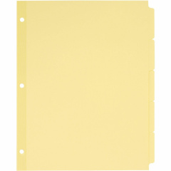 Avery Plain Tab Write-On Dividers (11501)