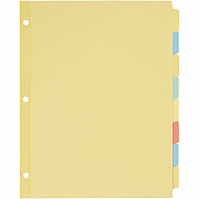 Avery Plain Tab Write-On Dividers (AVE11509)