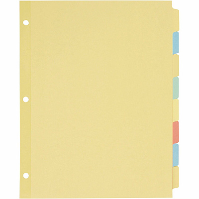 Avery Plain Tab Write-On Dividers (AVE11509)