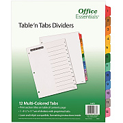 Avery Table 'N Tabs Numeric Dividers (AVE11673)