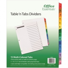 Avery Office Essentials Table 'n Tabs Dividers (11675)