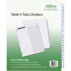 Avery A-Z Table 'N Tabs Dividers (11676)