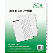 Avery Table 'N Tabs Daily Dividers (AVE11680)