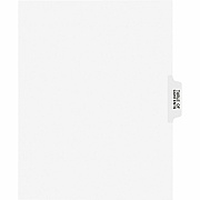 Avery Individual Legal Exhibit Dividers - Avery Style - Unpunched (AVE11910)