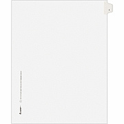 Avery Individual Legal Exhibit Dividers - Avery Style - Unpunched (AVE11911)