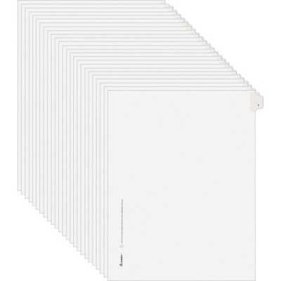 Avery Individual Legal Exhibit Dividers - Avery Style - Unpunched (11911)