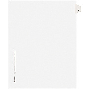 Avery Individual Legal Exhibit Dividers - Avery Style - Unpunched (AVE11912)