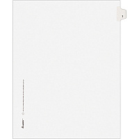 Avery Individual Legal Exhibit Dividers - Avery Style - Unpunched (AVE11912)