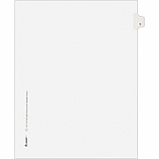 Avery Individual Legal Exhibit Dividers - Avery Style - Unpunched (AVE11913)