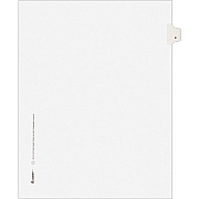 Avery Individual Legal Exhibit Dividers - Avery Style - Unpunched (AVE11914)